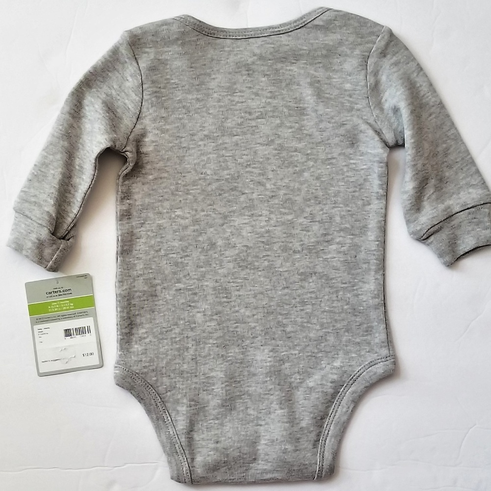 Carter's 3m Thanksgiving Onesie I Am Stuffed NWT - Picture 2 of 4